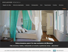 Tablet Screenshot of exclusivermenorca.com